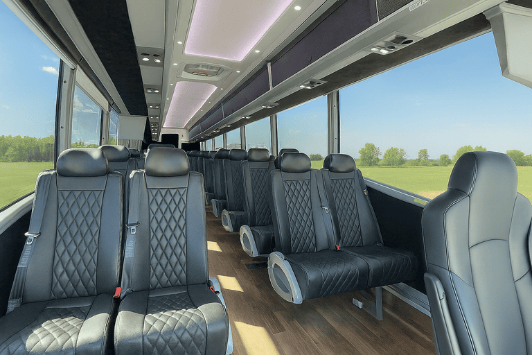 coach bus in Tulsa