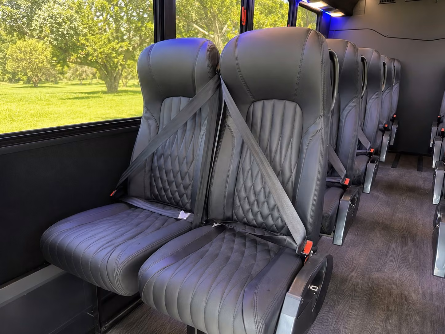 18 passenger minibus inside