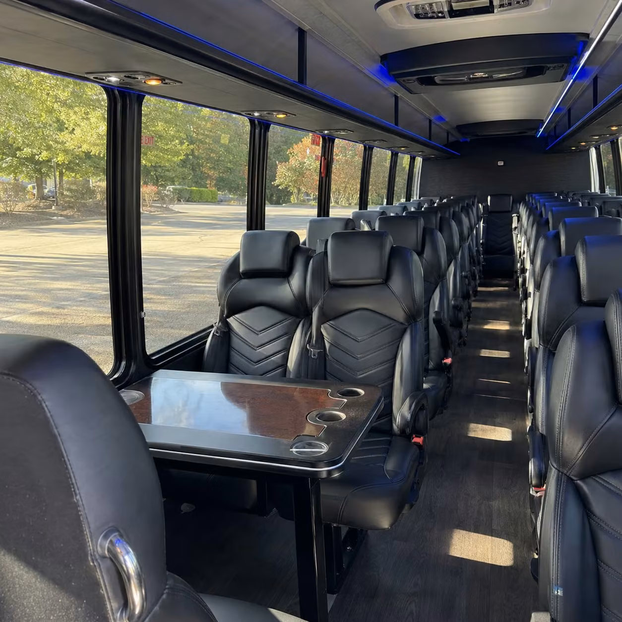 35 passenger minibus inside
