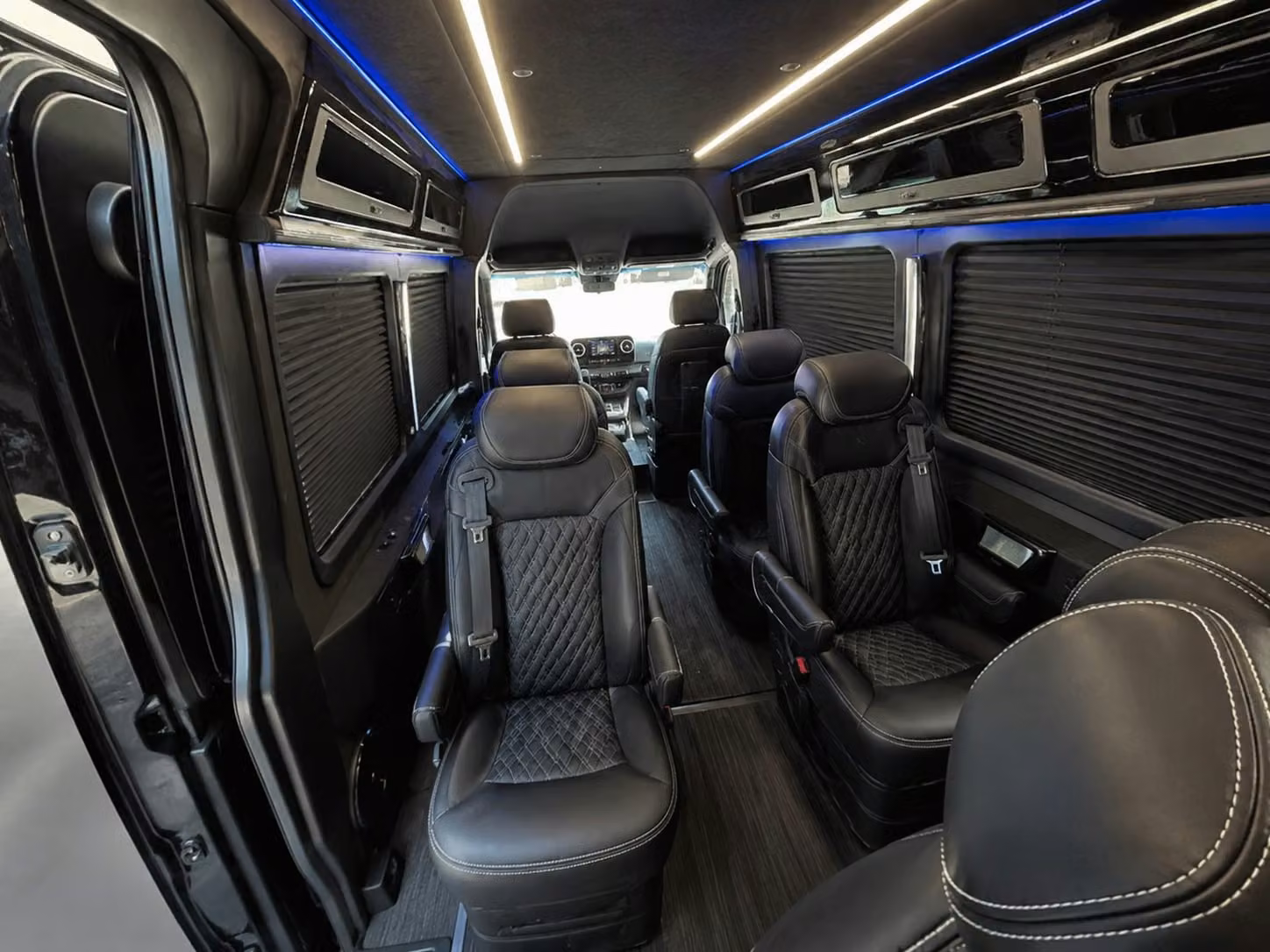 sprinter van with driver interior