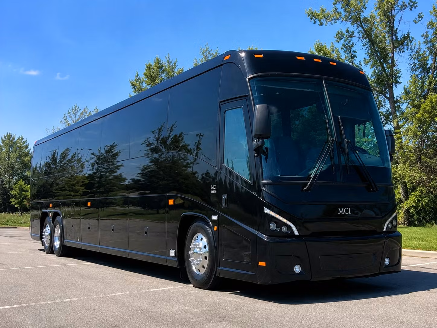 tulsa charter bus rental exterior